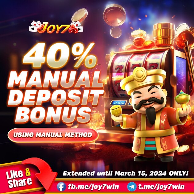 Mag Manual Deposit gamit ang GCash para makakuha ng JOY 7 rewarding bonus!