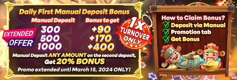 Ang Rewarding JOY 7 Bonus na Daily First Manual Deposit Bonus
